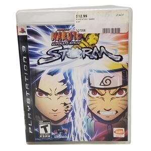 Naruto: Ultimate Ninja Storm (Sony PlayStation 3, 2008) Complete CIB